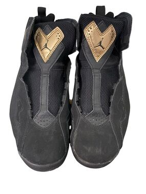 Jordan True Flight Sneakers Black/Metallic Gold Men’s Size 8